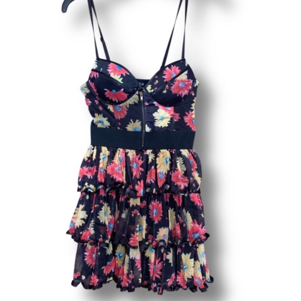 Rachel & Chloe bustier corset frill dress